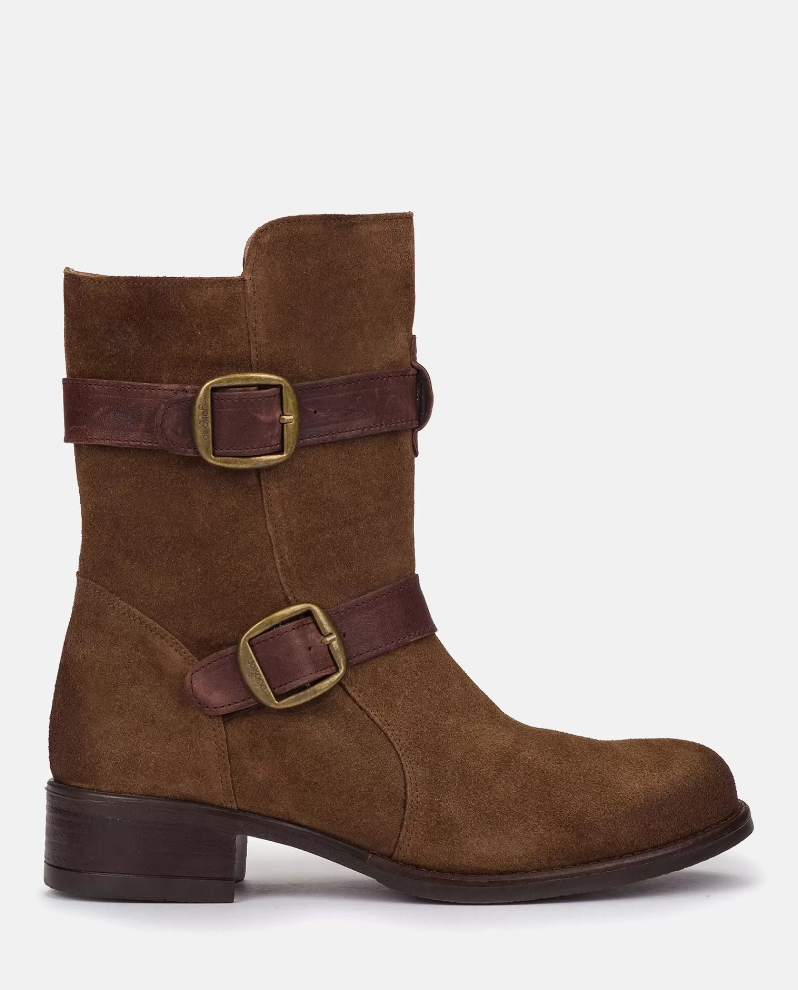 New Yokono Botín Plano MONS-003 MARRON