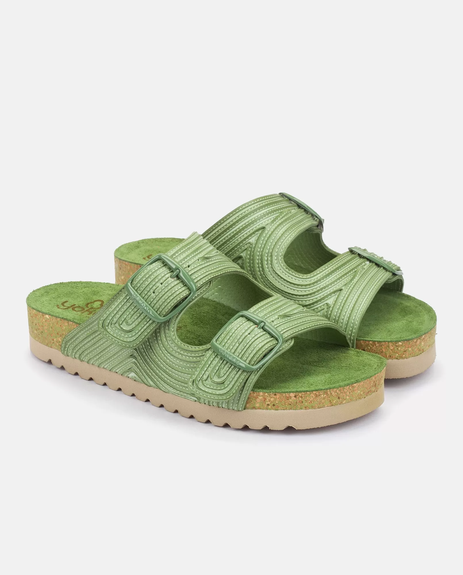 Cheap Yokono Sandalia Plana Noja 003 Verde